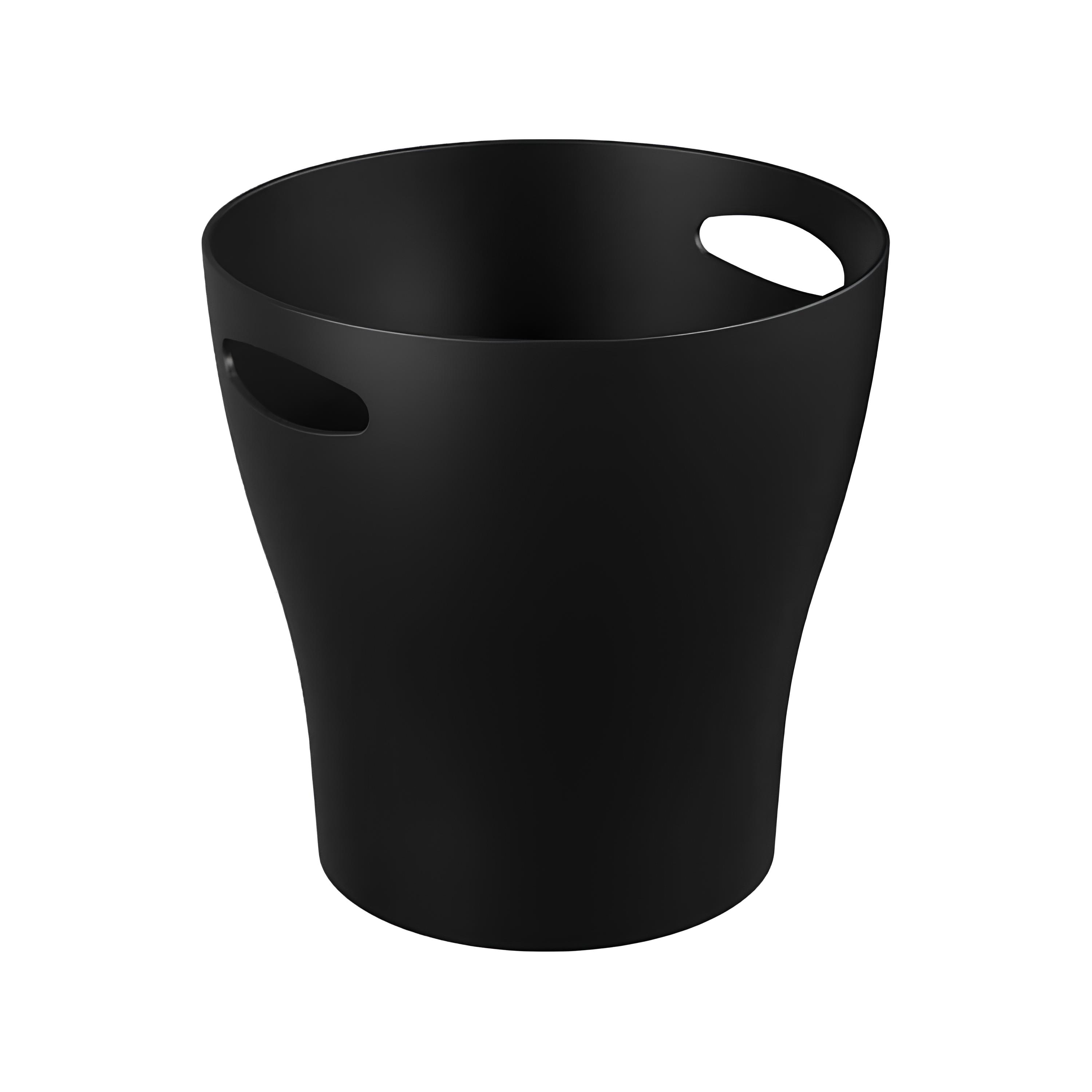 BALDE GELO PLÁSTICO 1,3L 15CM PRETO     