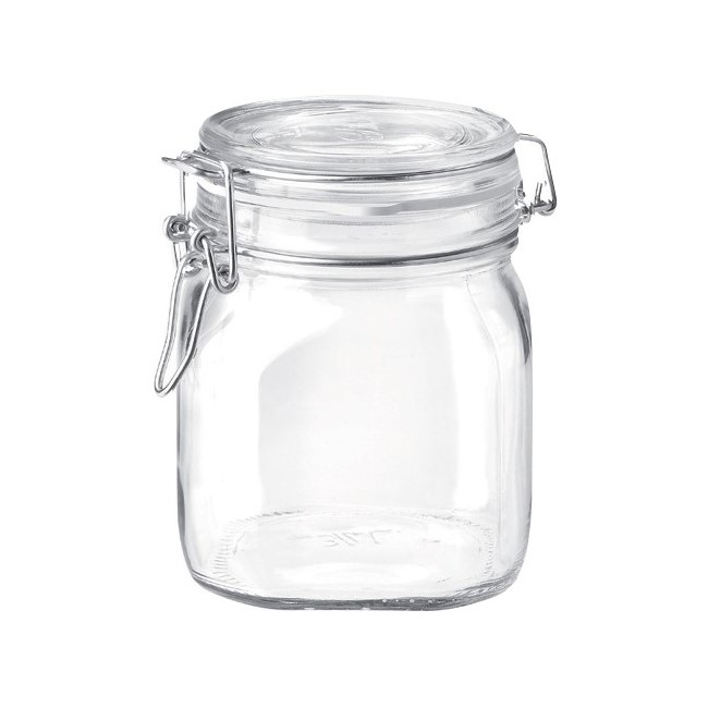 POTE VIDRO TAMPA CONSERVAÇÃO 750ML 14CM FIDO    
