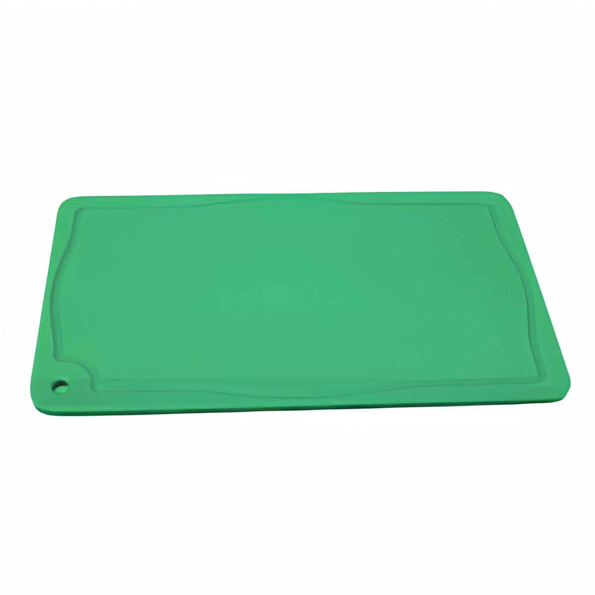 PLACA CORTE POLIETILENO CANALETA VEGETAIS 50X30CM VERDE    