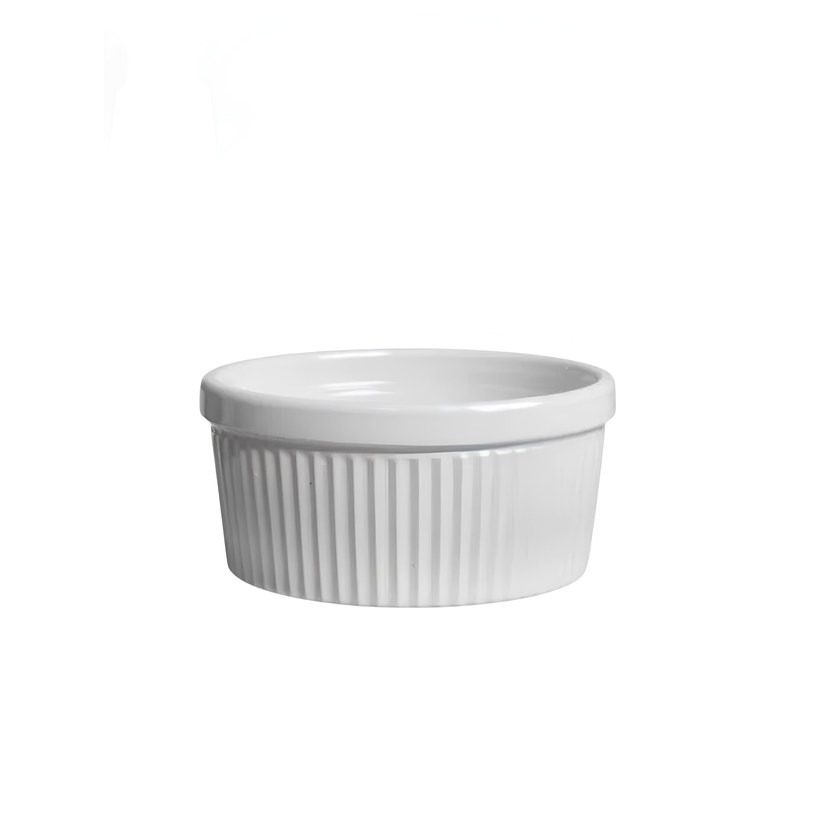 RAMEQUIM PORCELANA 77ML 4CM BRANCO ECONÔMICO     