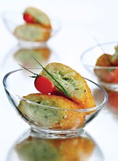 TIGELA VIDRO DIAGONAL 180ML 9,8X4,6CM FINGER FOOD    