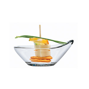 TIGELA VIDRO ASSIMÉTRICA 75ML 9,7X4,2CM FINGER FOOD    