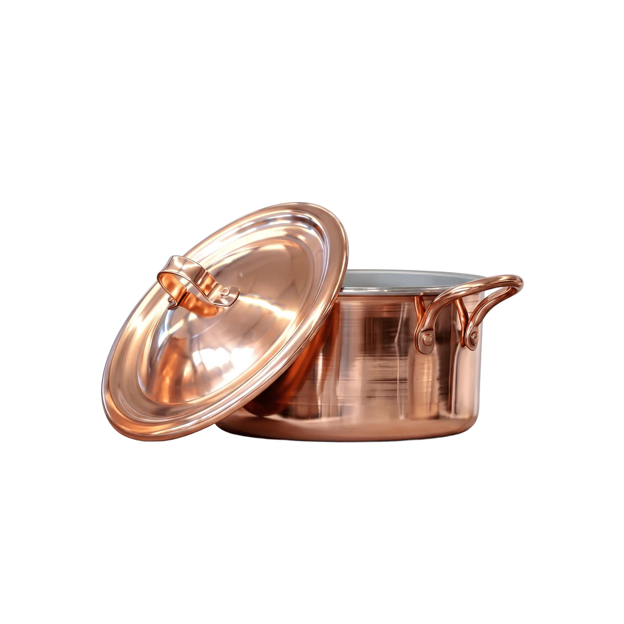 PANELINHA ALÇAS TAMPA COBRE/ESTANHO 250ML 9,5CM     