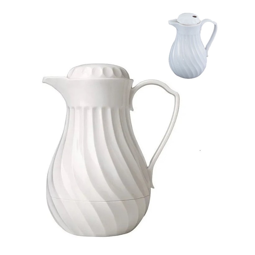 JARRA TÉRMICA PLÁSTICO INQUEBRÁVEL 300ML 16CM BRANCA