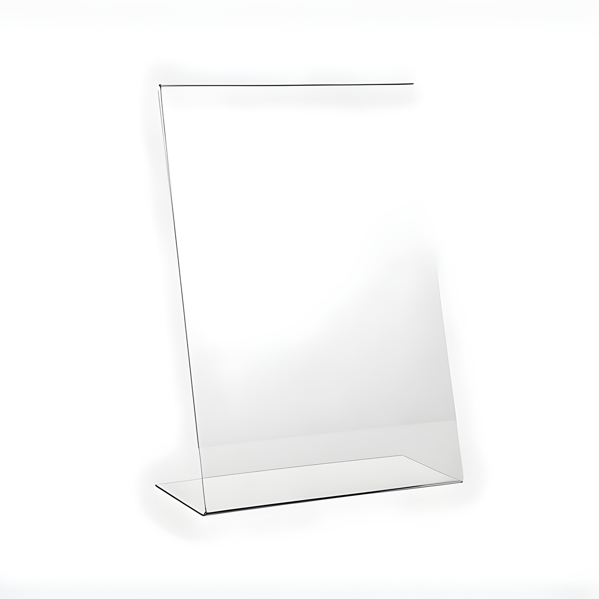 SUPORTE IDENTIFICADOR PLÁSTICO L-SHAPED A6 10,5X5CM     