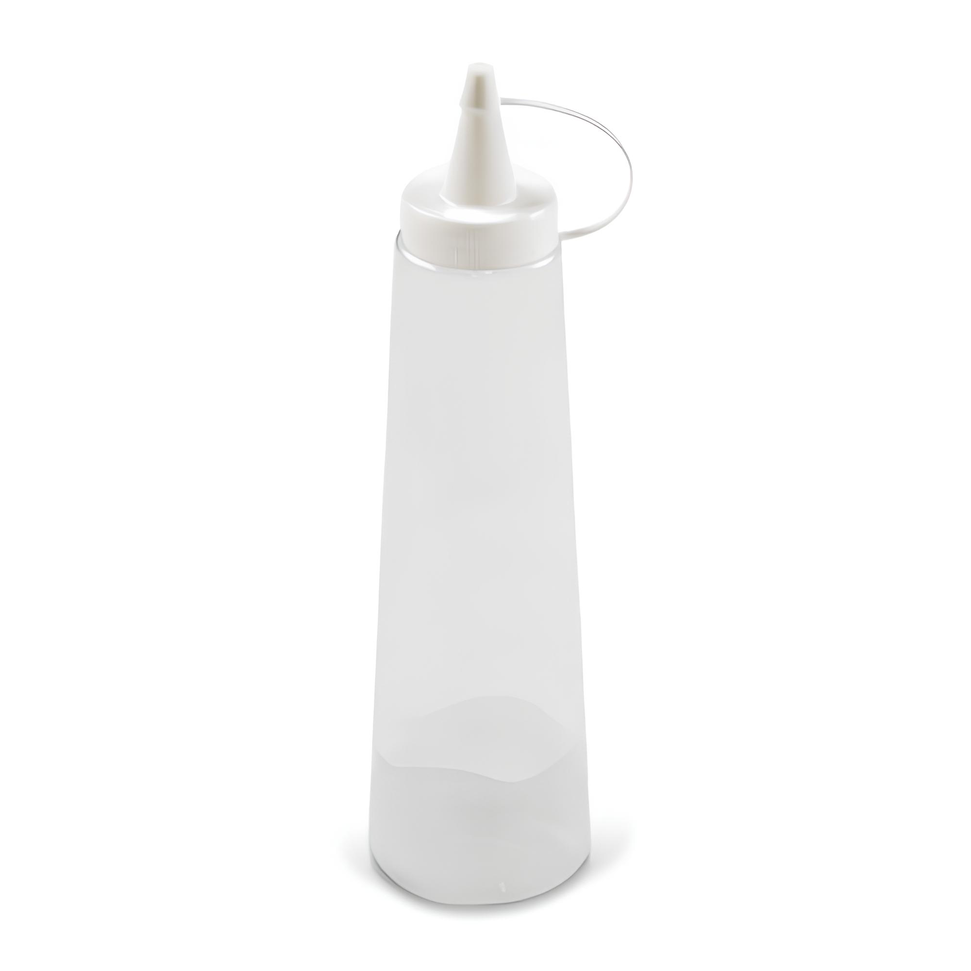 BISNAGA MOLHOS PLÁSTICO 400ML 6CM BICO BRANCO    