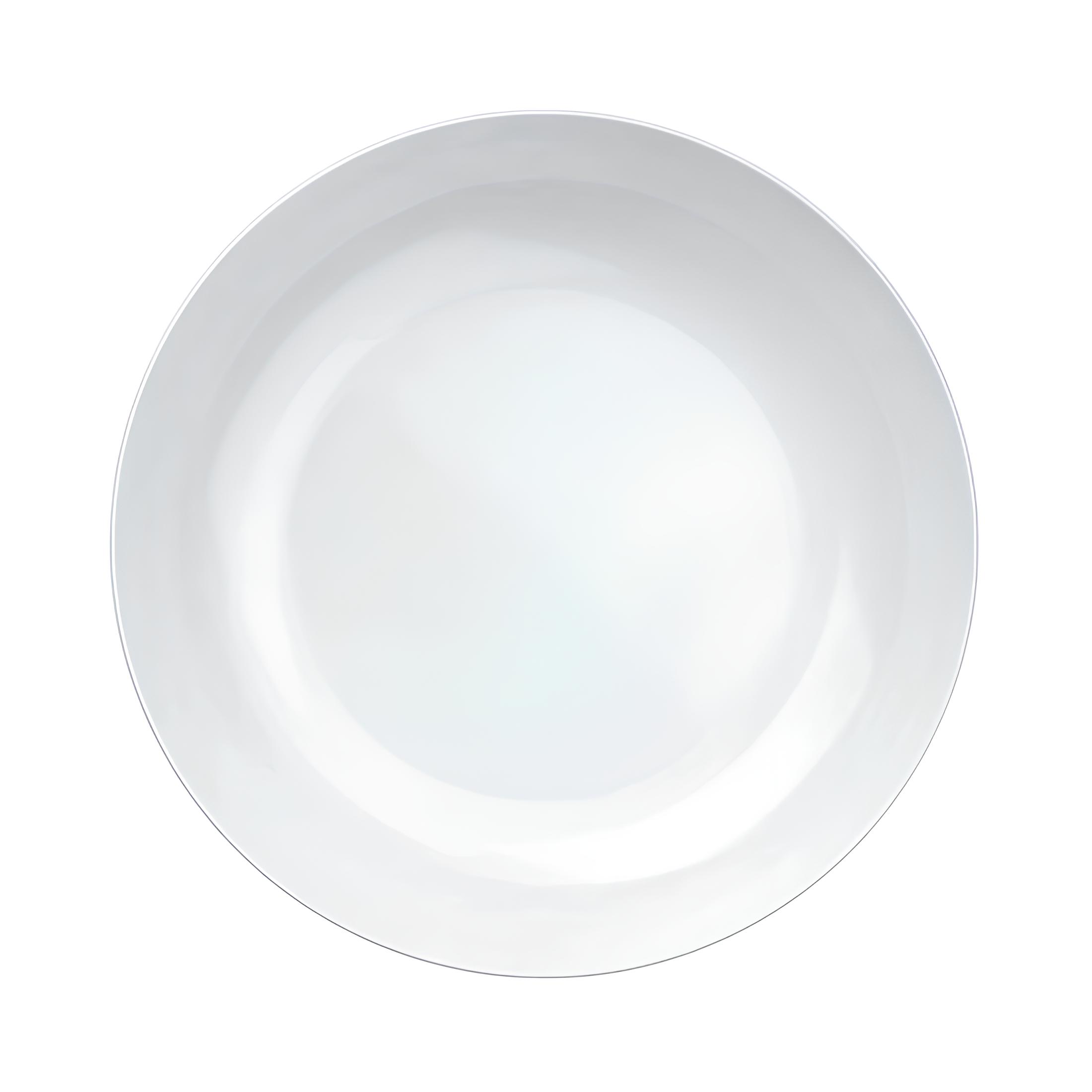 PRATO FUNDO VIDRO TEMPERADO OPALINO 22CM BLANC    