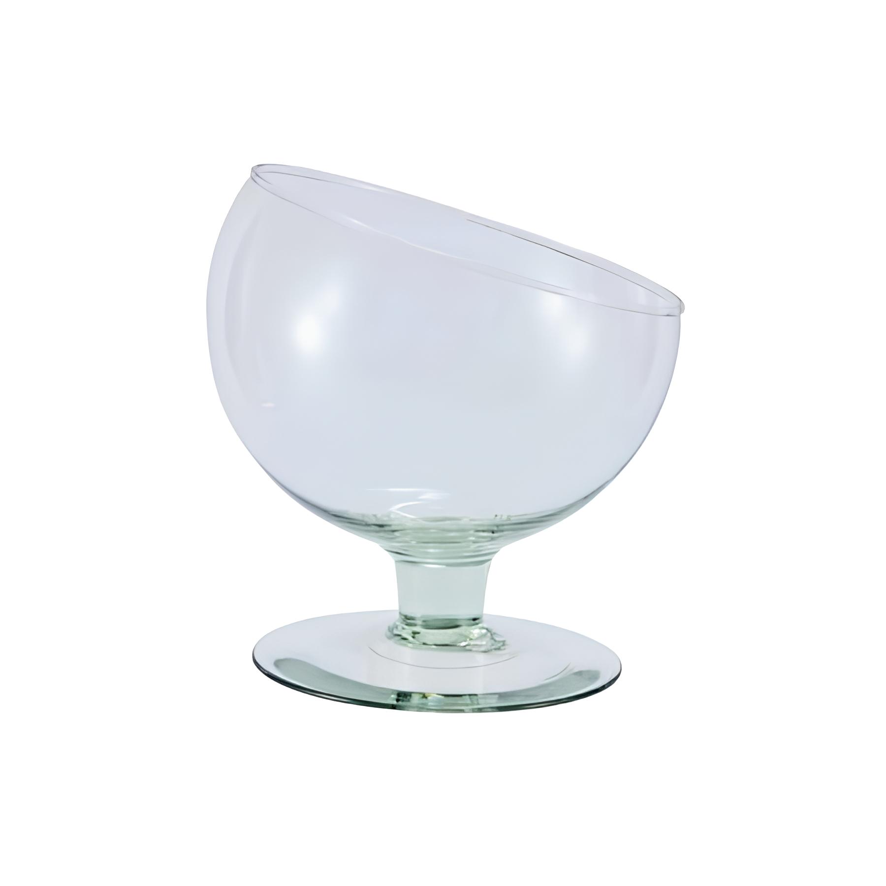 TAÇA DIAGONAL VIDRO 630ML 13,6CM      