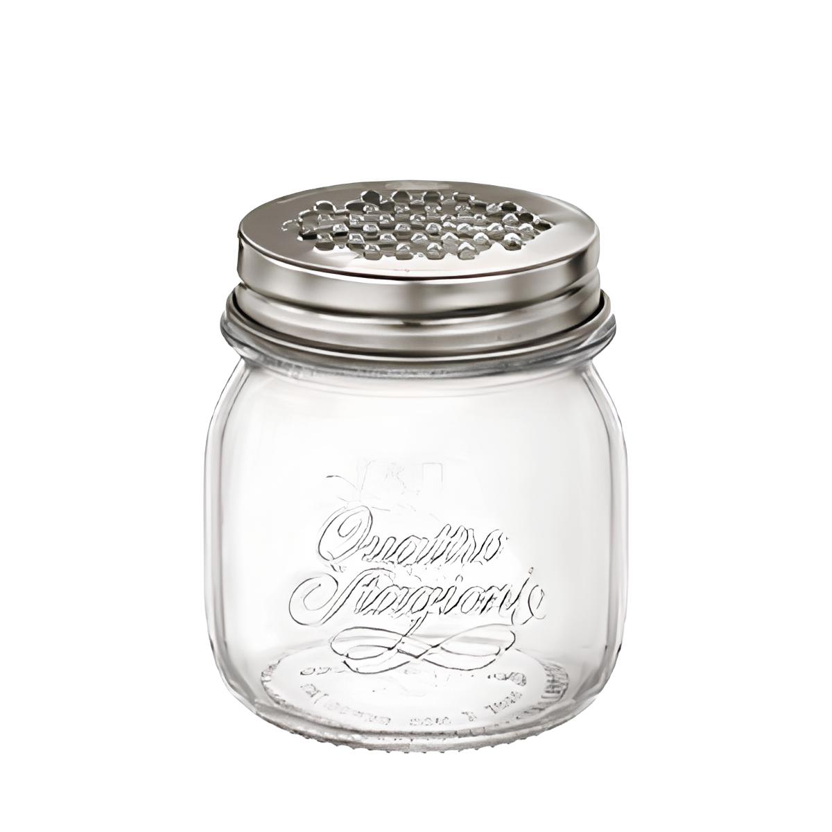 POTE VIDRO TAMPA RALADOR 250ML 10CM 4 STAGIONI   