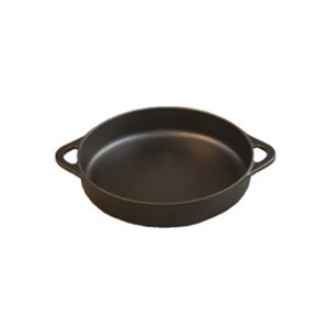 MINI TRAVESSA FERRO FUNDIDO 14CM 420ML PINTURA PRETA BRILHO DOCHEF 
