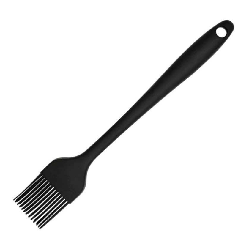 PINCEL SILICONE 21CM PRETO ECONÔMICO      