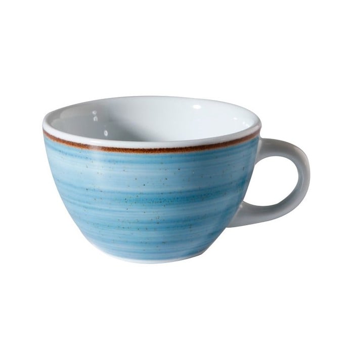 XÍCARA CHÁ PORCELANA 260ML 10CM AZUL ARTISAN    