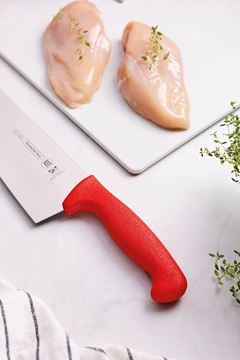 FACA DO CHEF INOX 43,7CM VERMELHA     