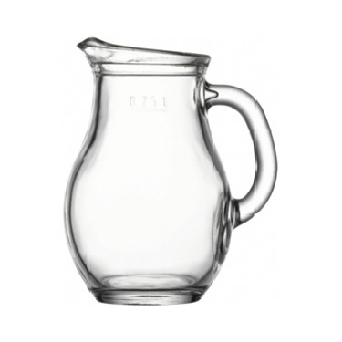JARRA VIDRO 250ML 12CM MINI BISTRO     