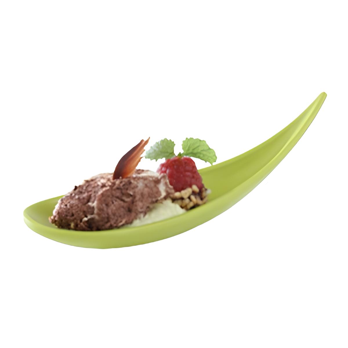 COLHER CHINESA MELAMINA 14,5X4,5CM BOAT OLIVA     