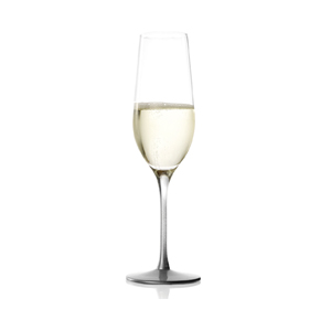 TAÇA CHAMPAGNE CRYSTAL GLASS 195ML 22CM COLOR PRATA EVENT  