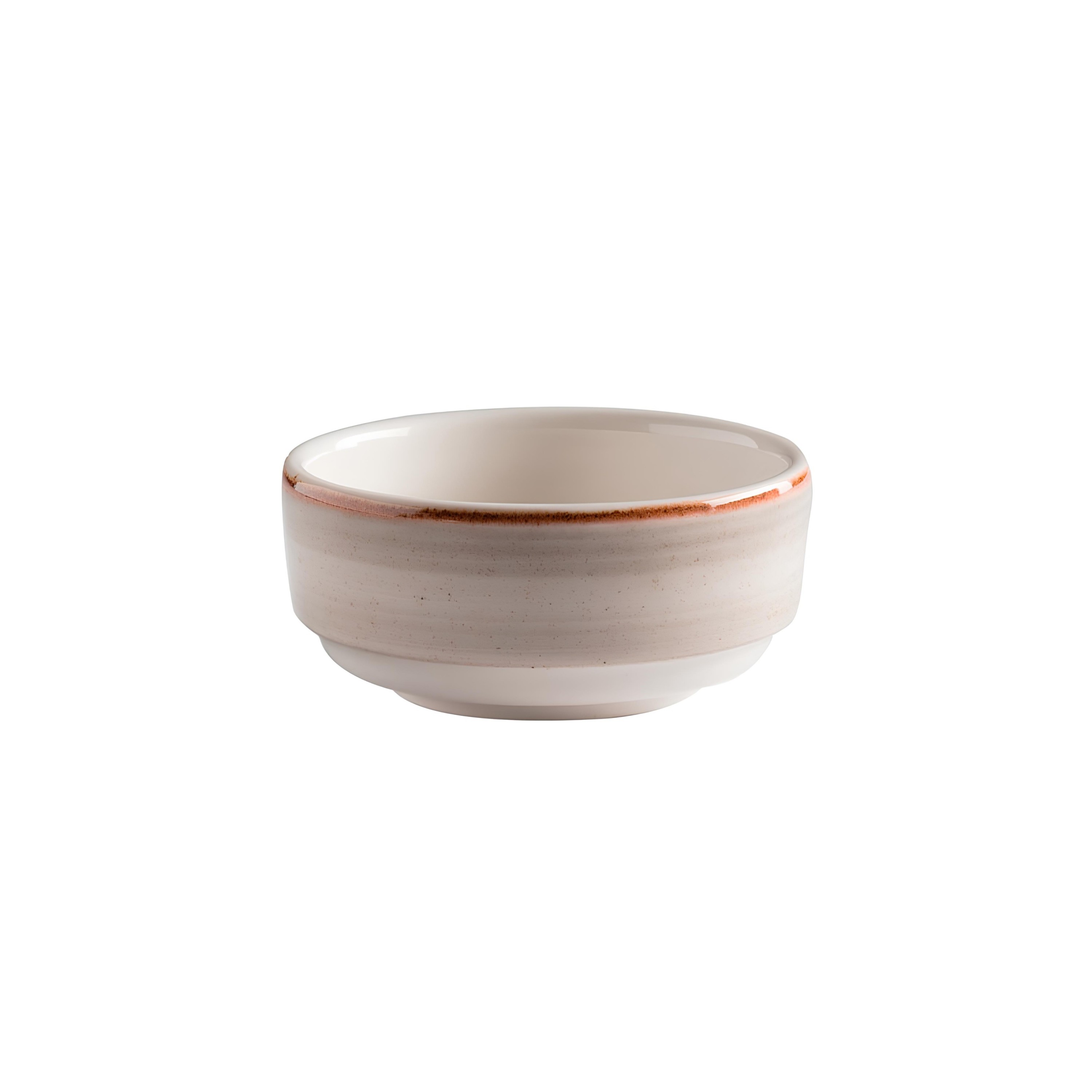TIGELA EMPILHÁVEL PORCELANA GRIS ARTISAN 10CM     