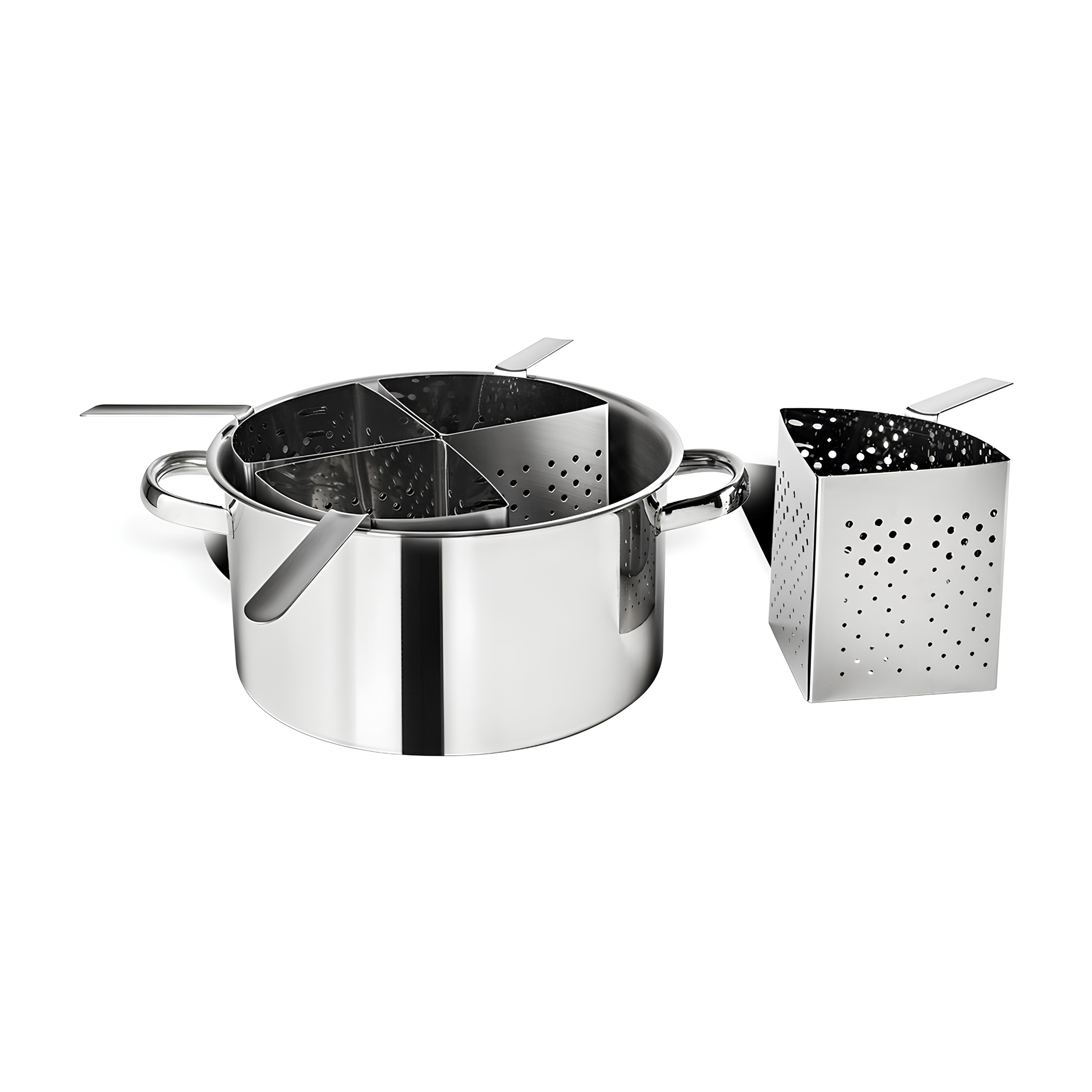 ESPAGUETEIRA INOX 4 DIVISÕES 10L 31CM SAVOY    