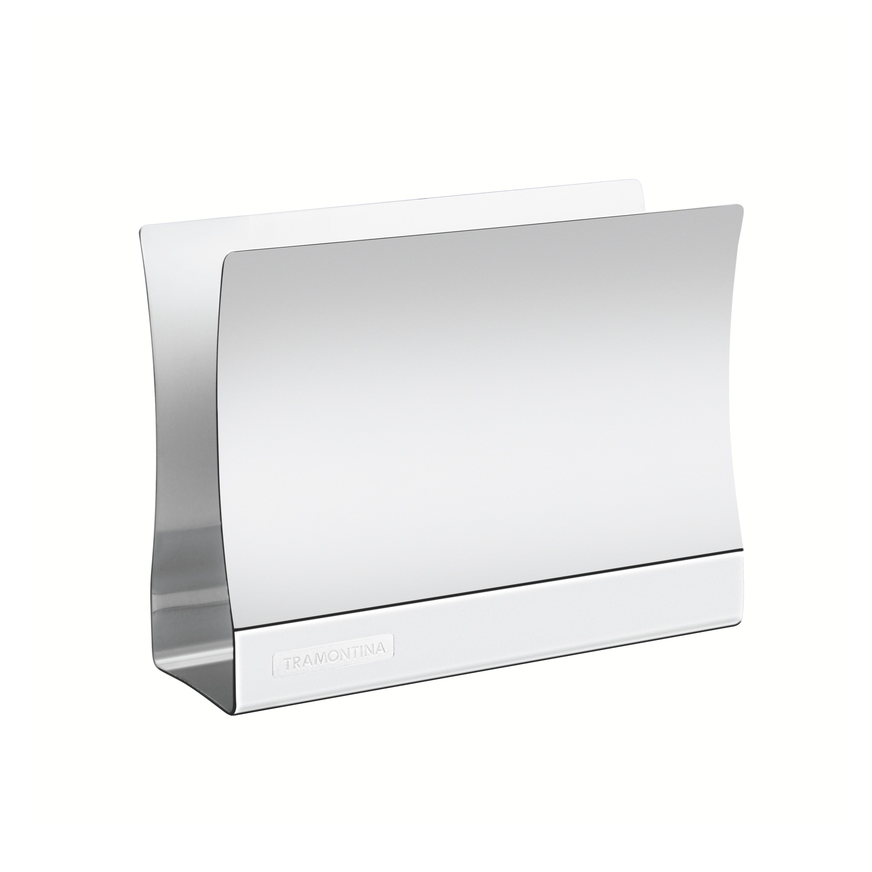 PORTA GUARDANAPOS INOX 11X4,5CM QUADRATA      