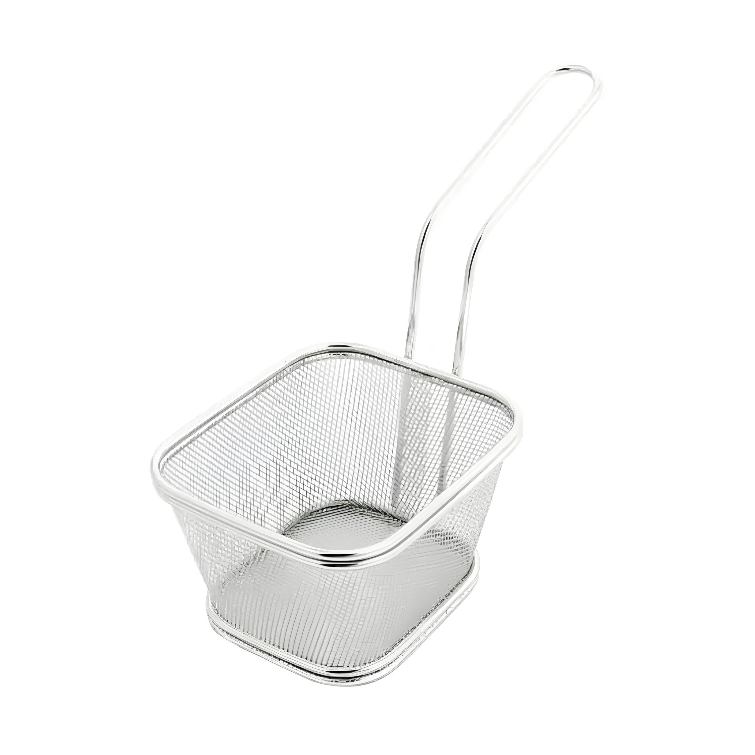MINI CESTA INOX APERITIVOS 13X11CM      