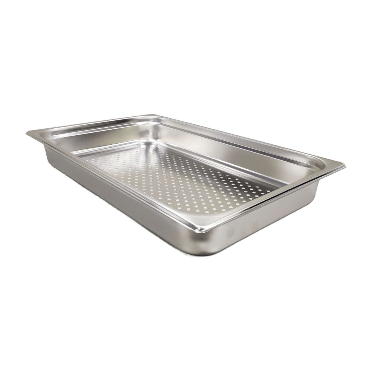 CUBA INOX REFORÇADA PERFURADA GN1/1 53X32,5CM     