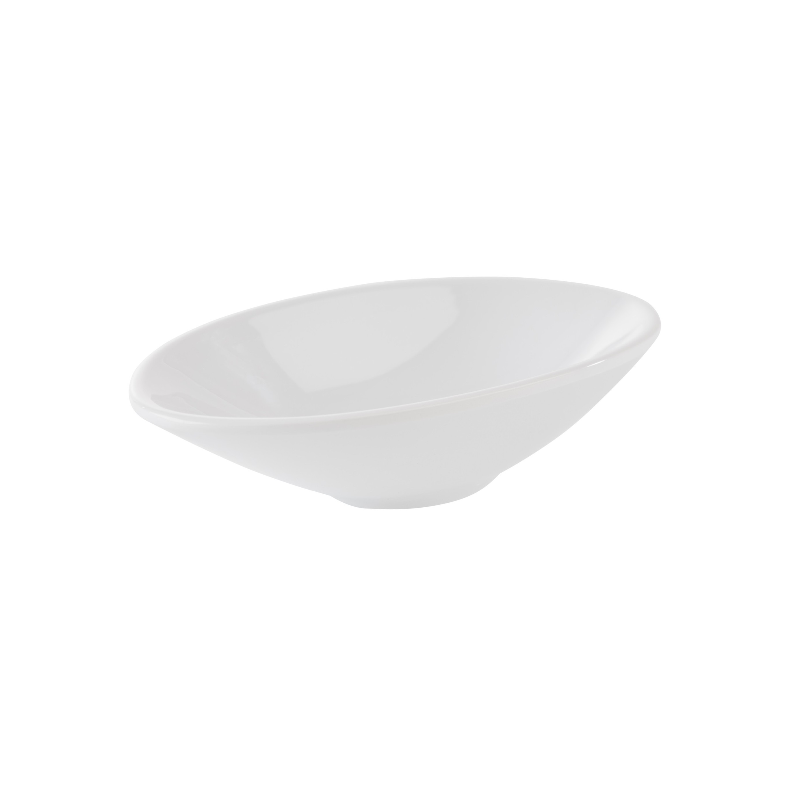 MINI BOWL OVAL INCLINADO MELAMINA 13,5X7,5CM  70ML   