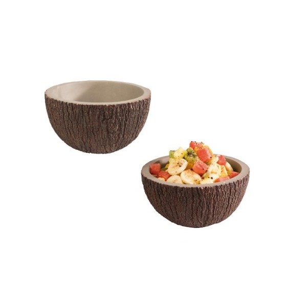 BOWL CONCRETO 18CM 1L COCONUT      