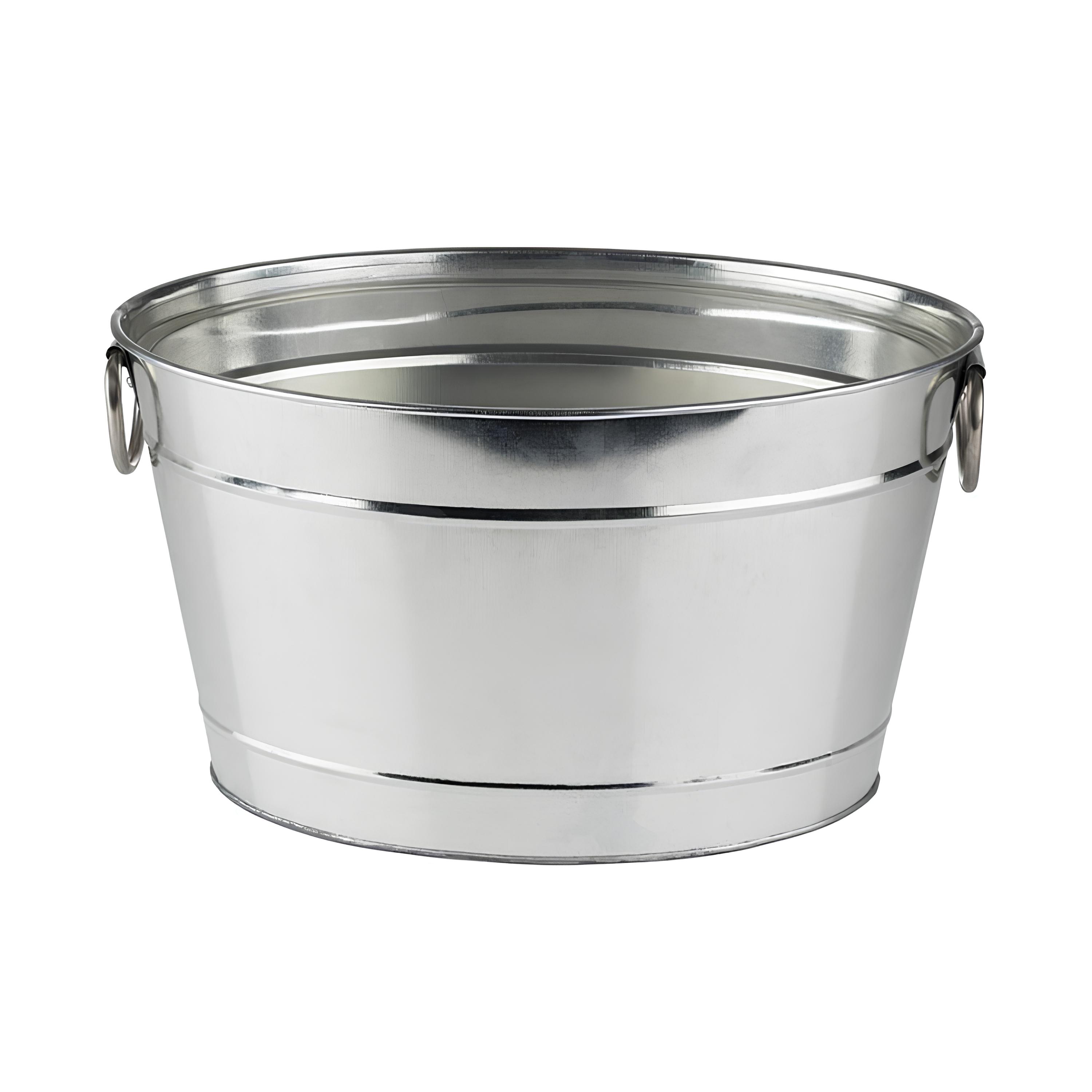 BALDE GARRAFAS GALVANIZADO/PLÁSTICO 11L 40X28CM      