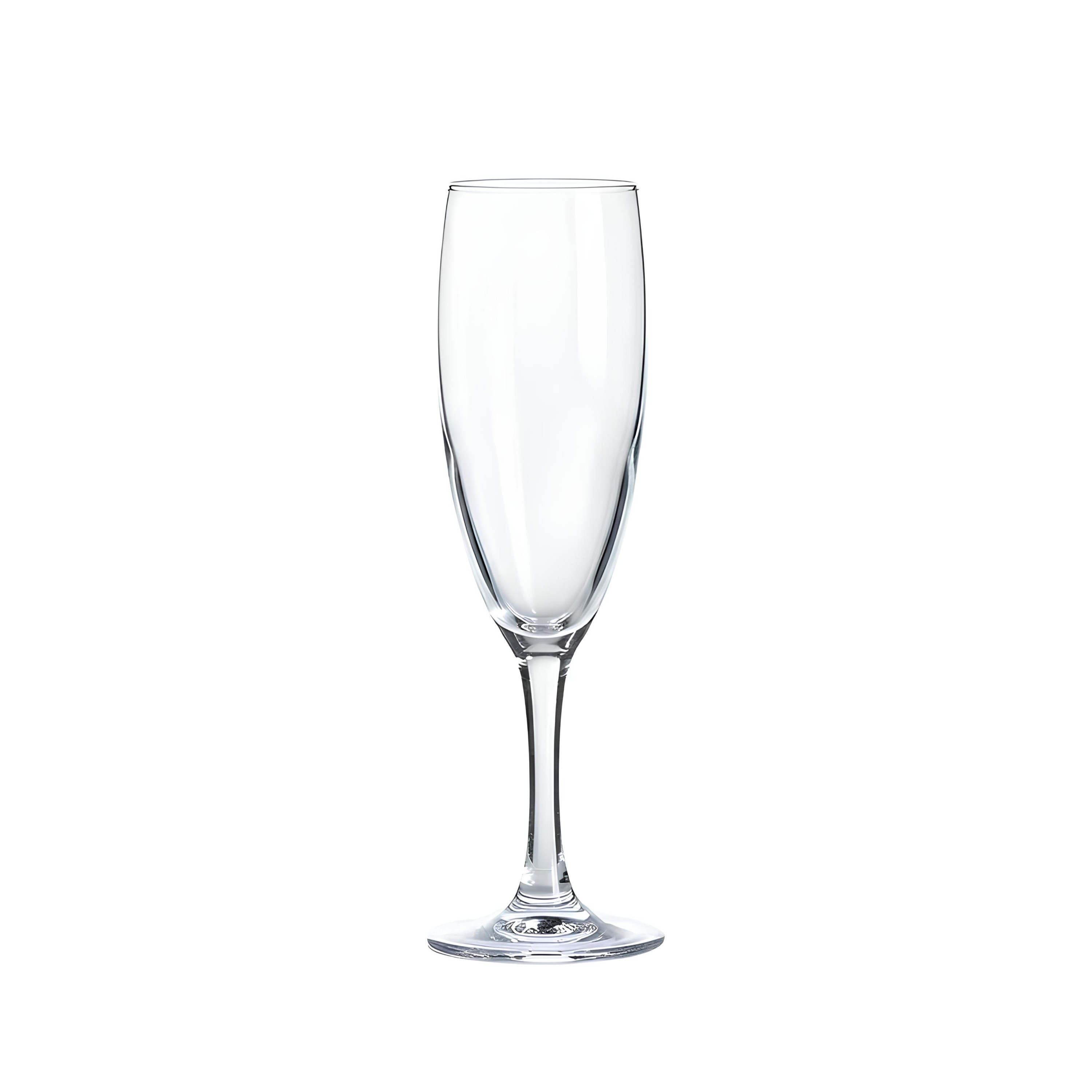 TAÇA CHAMPAGNE VIDRO TEMPERADO 150ML 20CM PRINCESA    