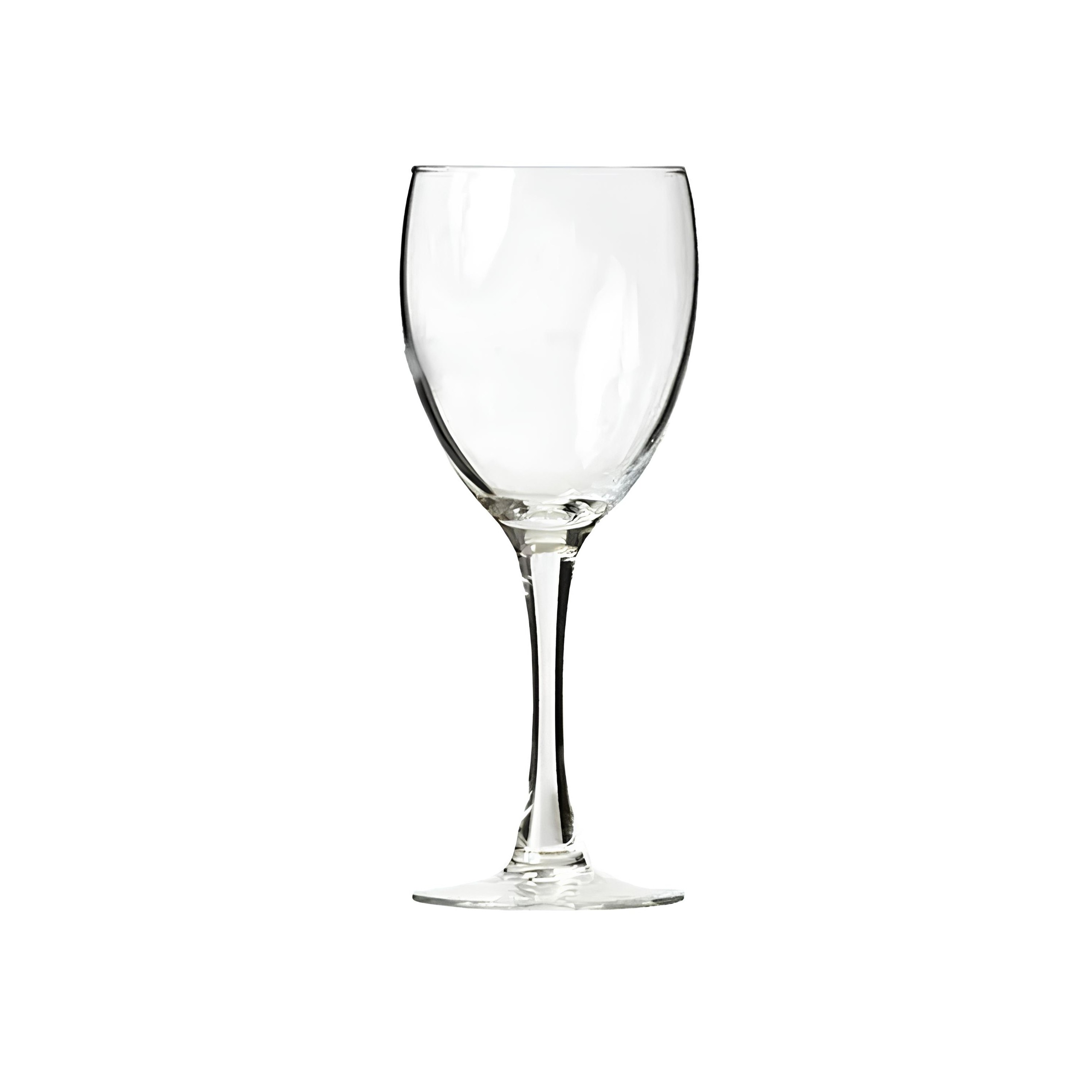 TAÇA VINHO BRANCO VIDRO TEMPERADO 230ML 17,5CM PRINCESA   