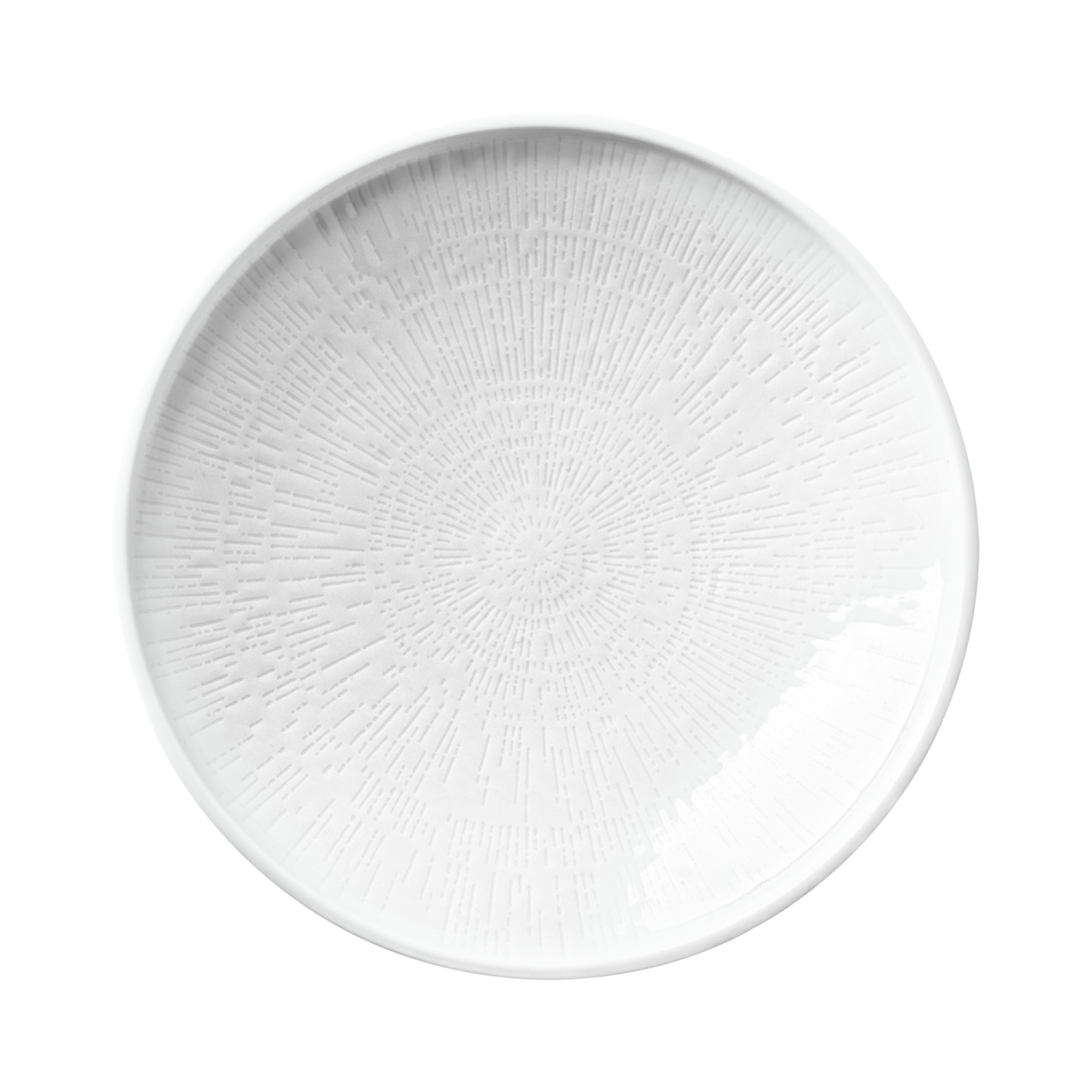 PRATO FUNDO RELEVO PORCELANA 26CM 5CM SHIRO    