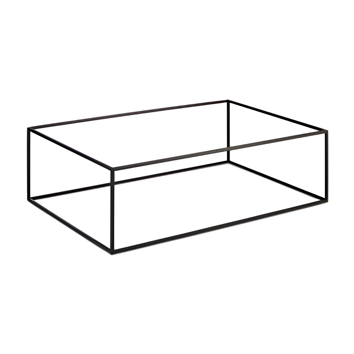 PEDESTAL BUFFET METÁLICO PRETO GN1/1 E GN2/4 53X32,5CM   