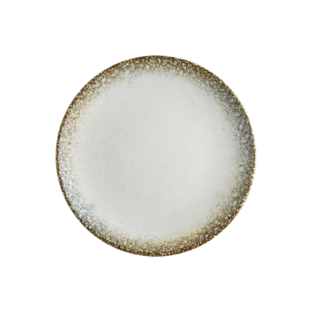PRATO MESA PORCELANA 27CM CALLIS BONNA COM GARANTIA DE BORDA 