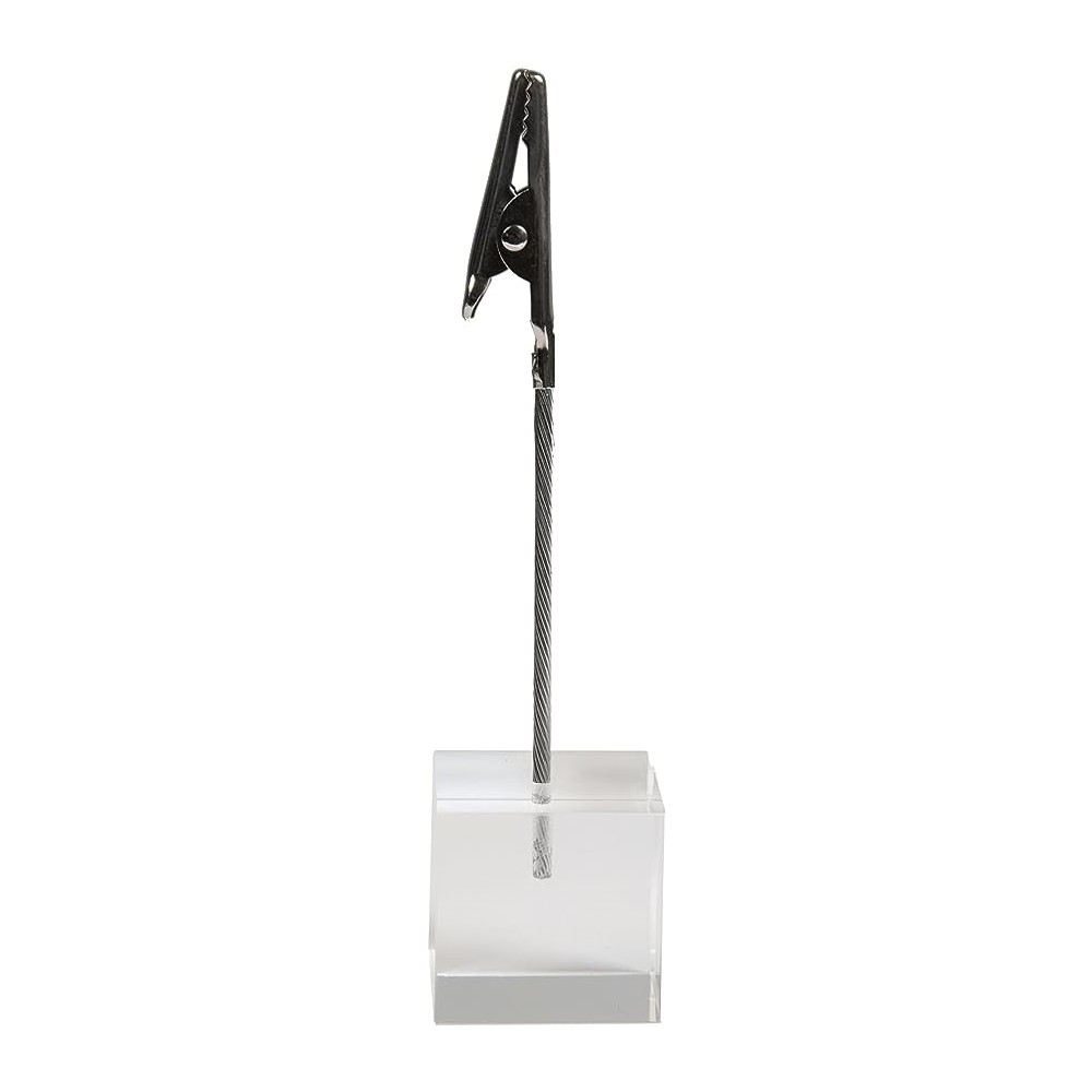 SUPORTE IDENTIFICADOR MESA ACRÍLICO 2,5X2,5CM 10UN