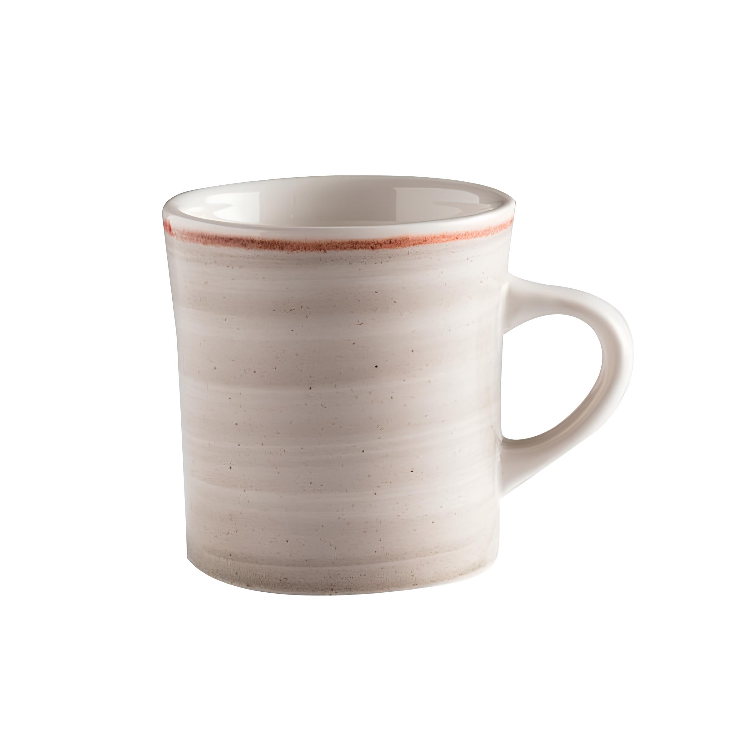 MUG PORCELANA GRIS ARTISAN 9CM      