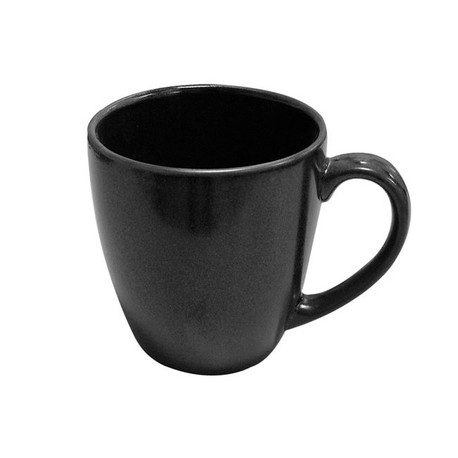 MUG PORCELANA 390ML PRETA COSMOS      