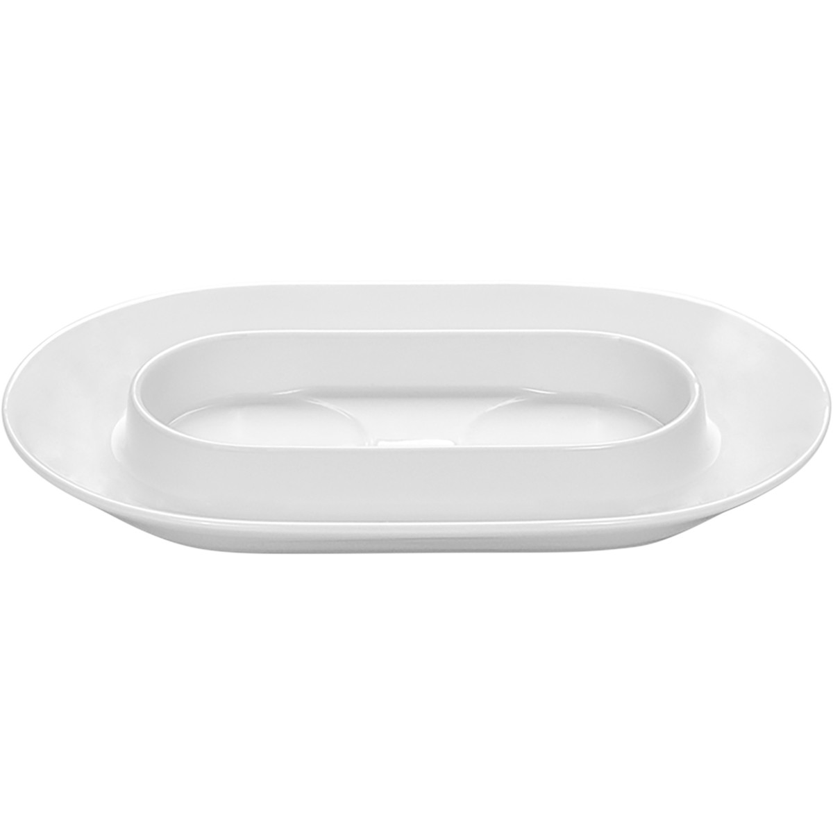 PIRES OVAL PORCELANA 19X11,5CM COFFEE TASTING     
