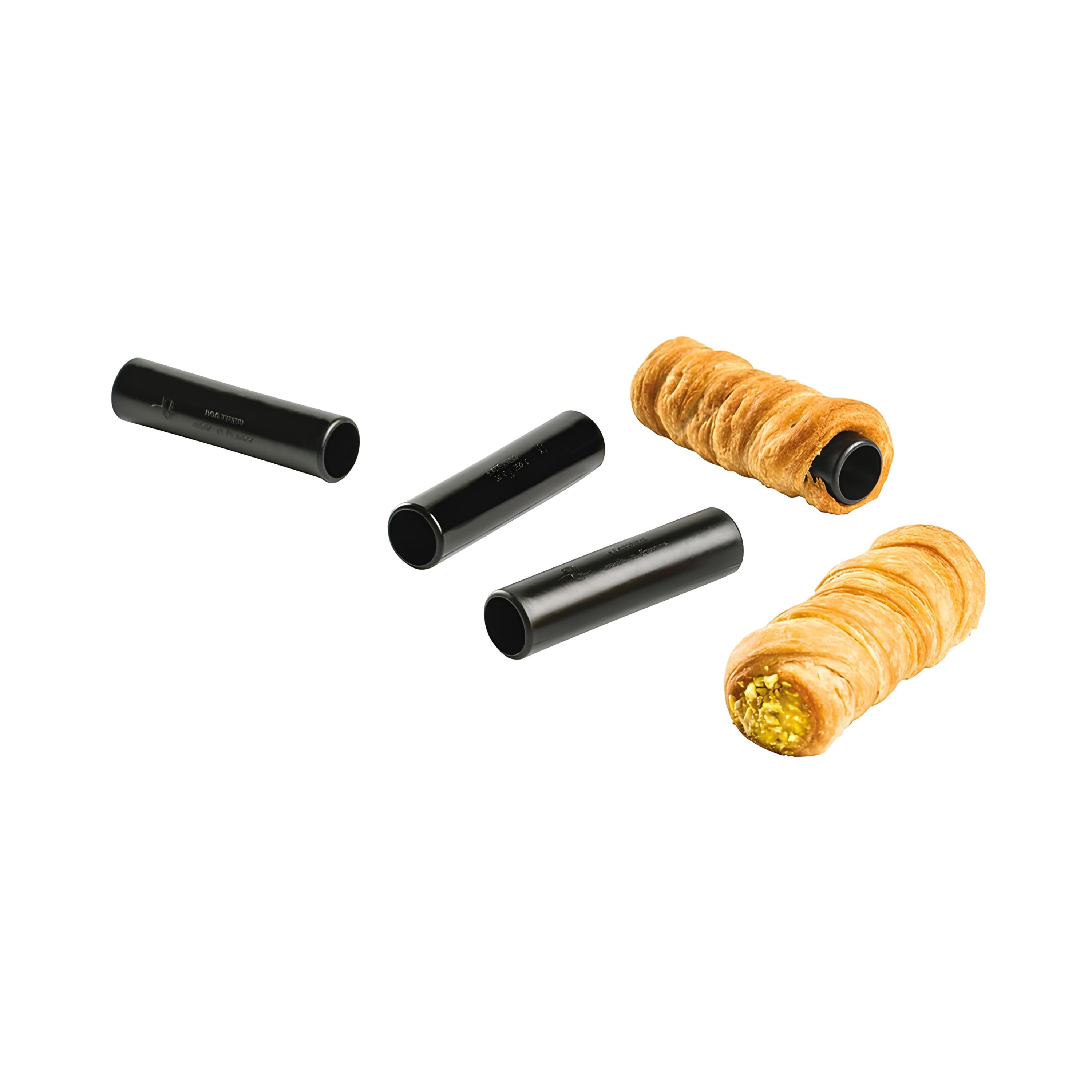 KIT 6 MOLDES EXOGLASS TUBO QUEIJO 2,5CM    