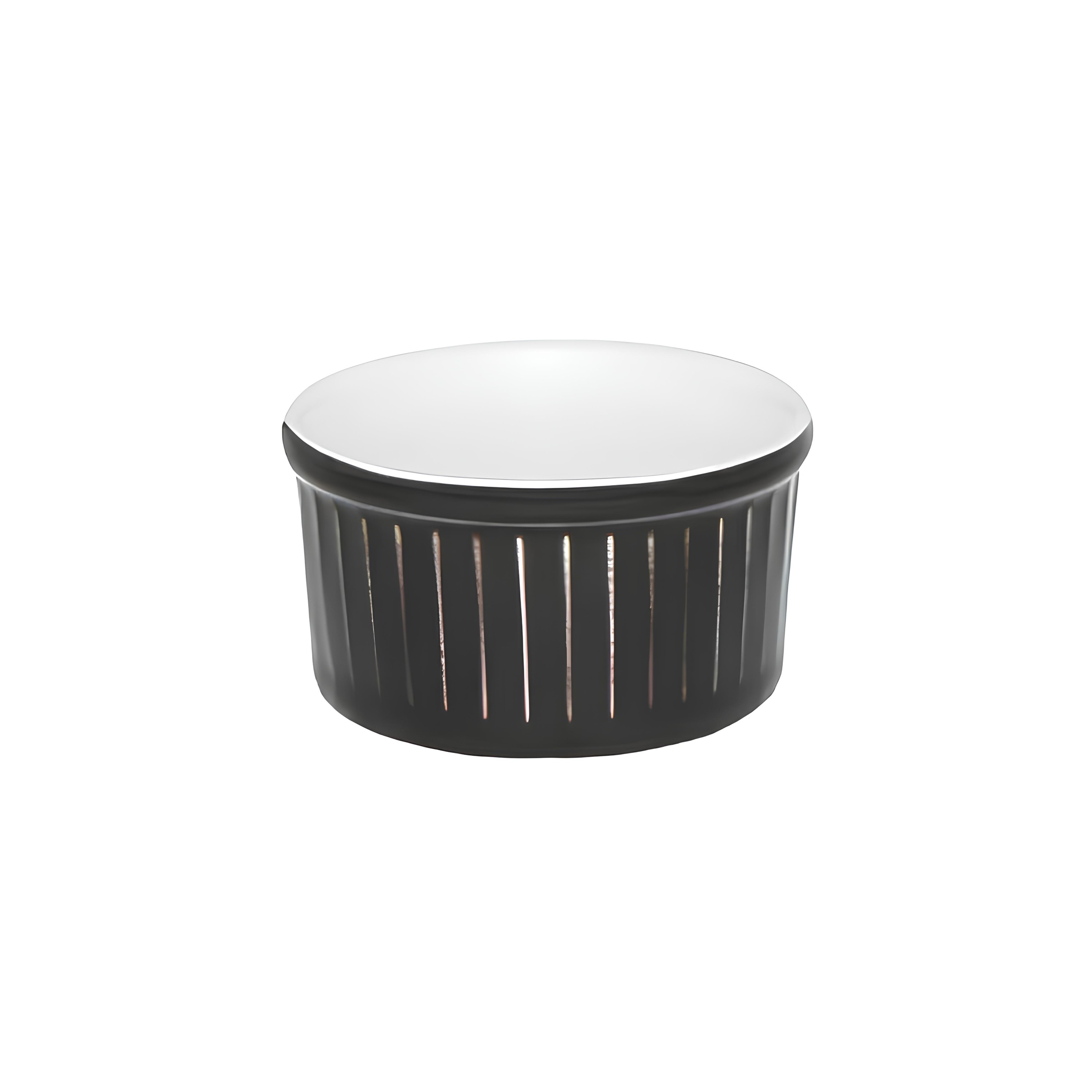 RAMEQUIM PORCELANA REFRATÁRIA BRANCO/PRETO 100ML      