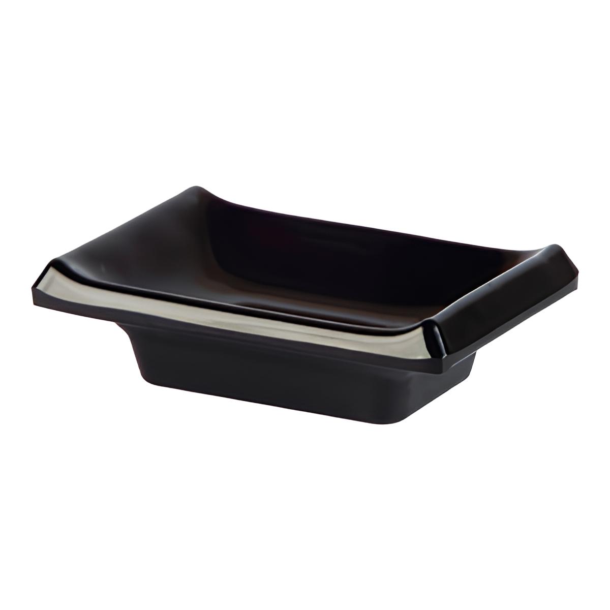 PIRES SHOYU MELAMINA 9,5X6,6CM PRETO      
