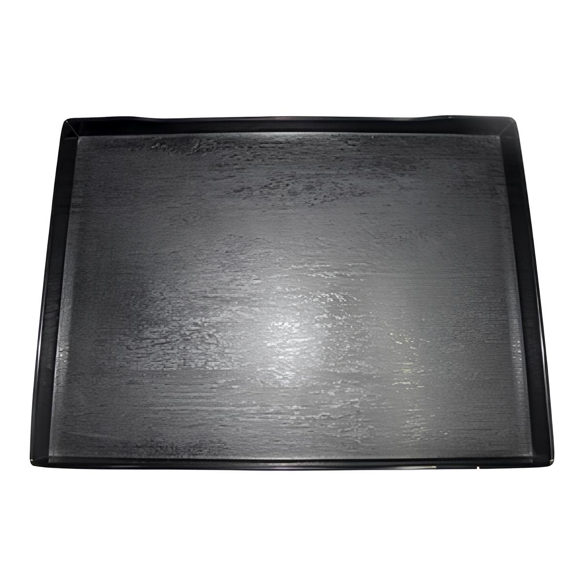 BANDEJA MELAMINA 30X22CM PRETA       