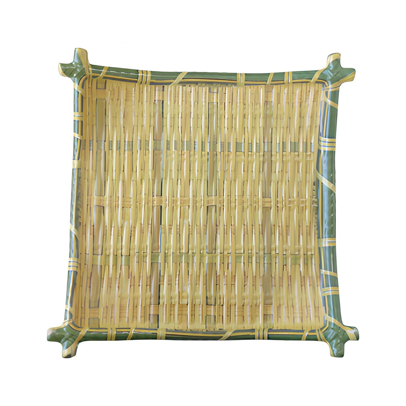 PRATO MELAMINA 18X18CM BAMBU       