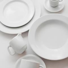 PRATO DE MESA PORCELANA CILÍNDRICA 26CM     