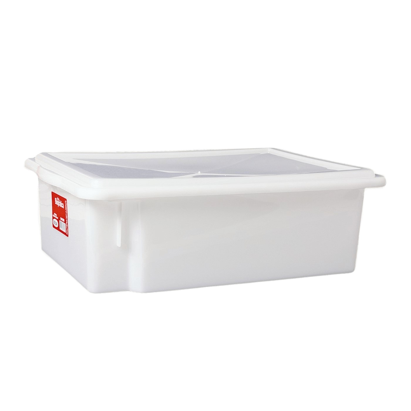 CAIXA PLÁSTICA MONOBLOCO TAMPA 40X29CM 11L