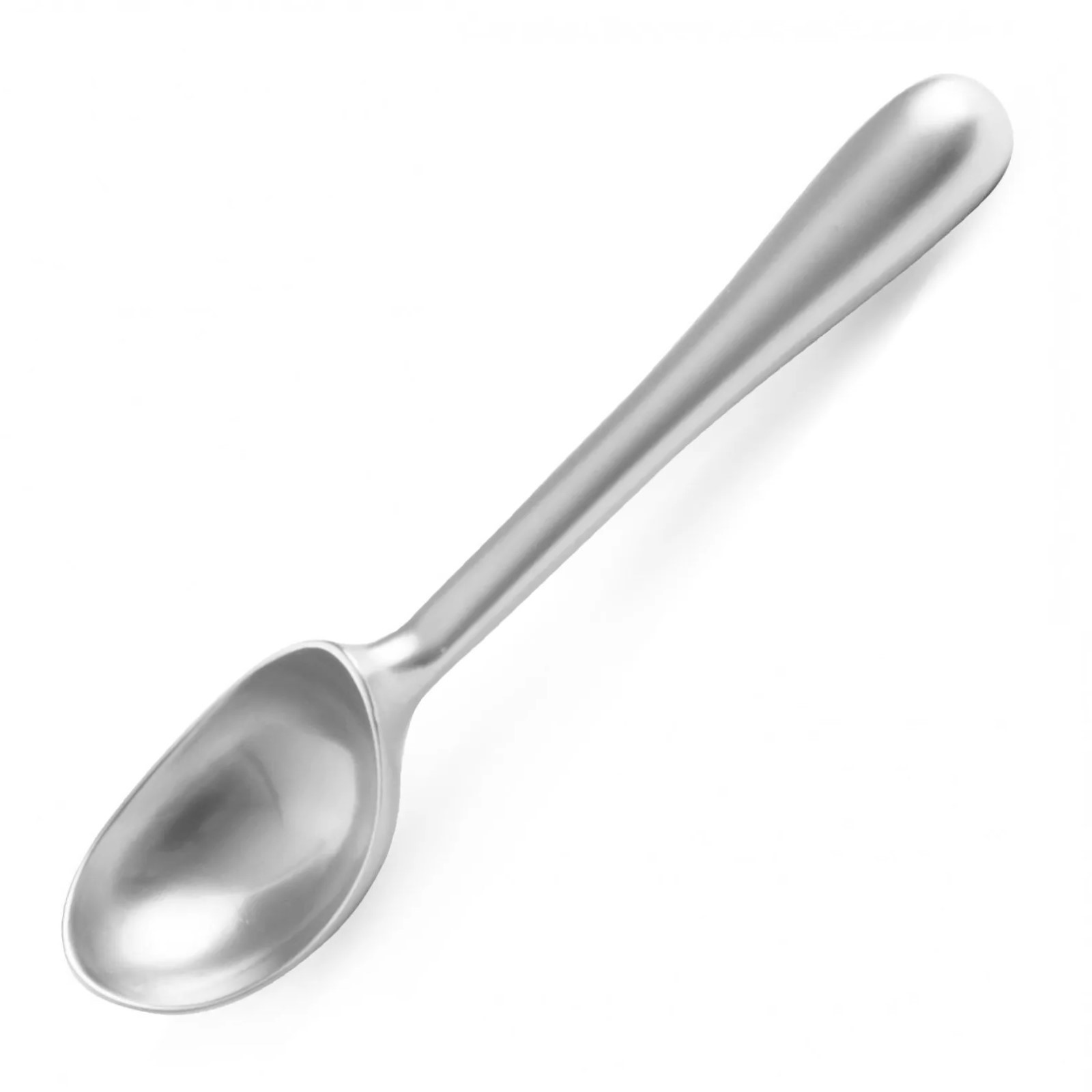 COLHER SORVETE INOX CABO EMBORRACHADO 17CM SLIM    