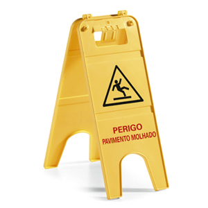 PLACA SINALIZADORA MANUTENÇÃO 23X3CM       