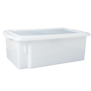 CAIXA PLÁSTICA MONOBLOCO TAMPA 53X32CM 25L     