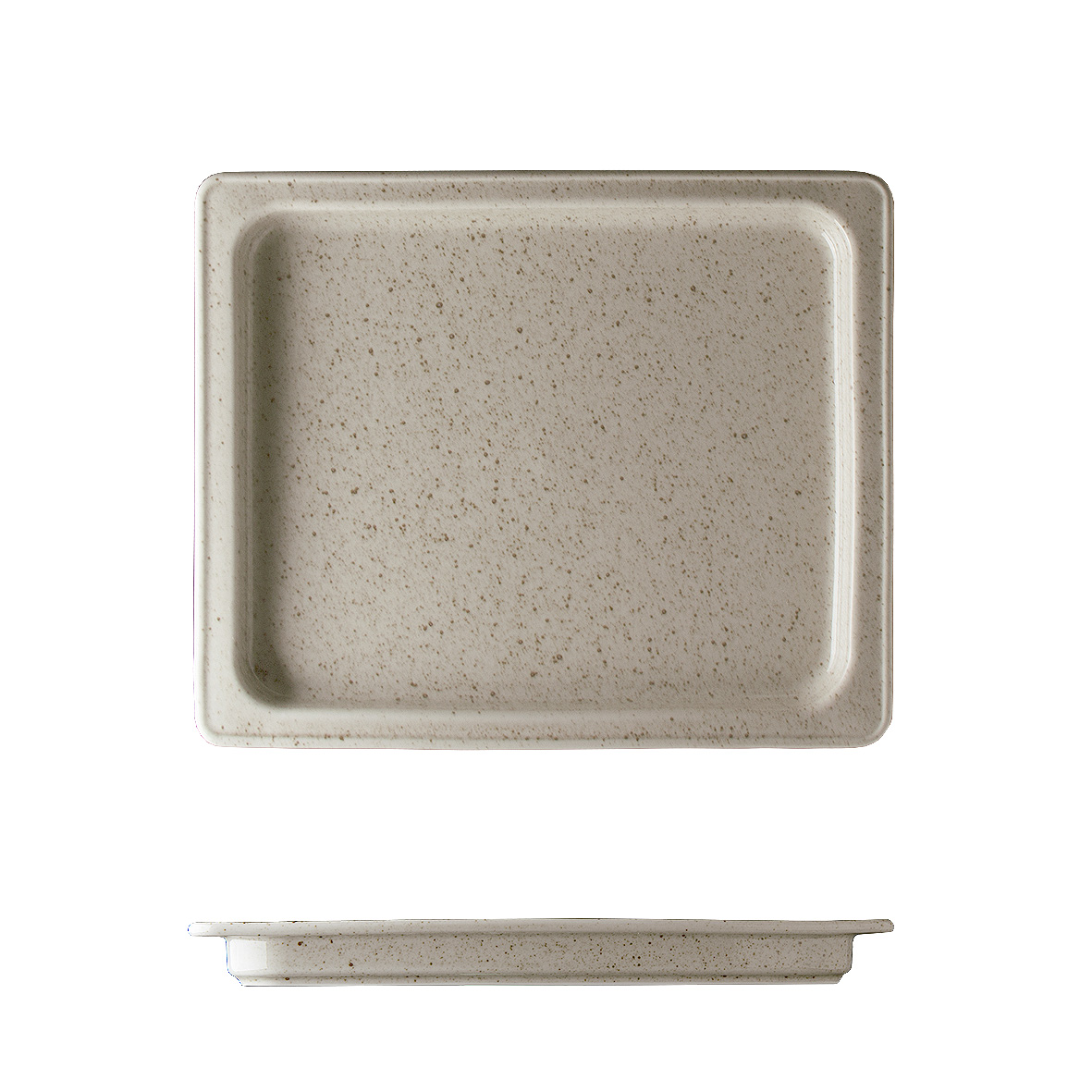 CUBA PORCELANA GN1/2 33X26CM BEGE NATURAL     