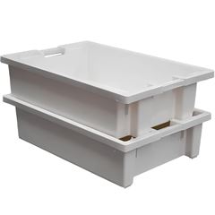 CAIXA MONOBLOCO EMPILHÁVEL 68,5X44,5X17,5CM 33L      