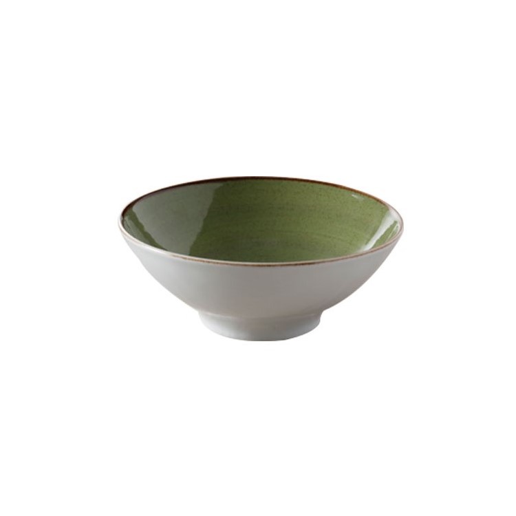 TIGELA MINI PORCELANA 80ML 4CM VERDE OLIVA ARTISAN